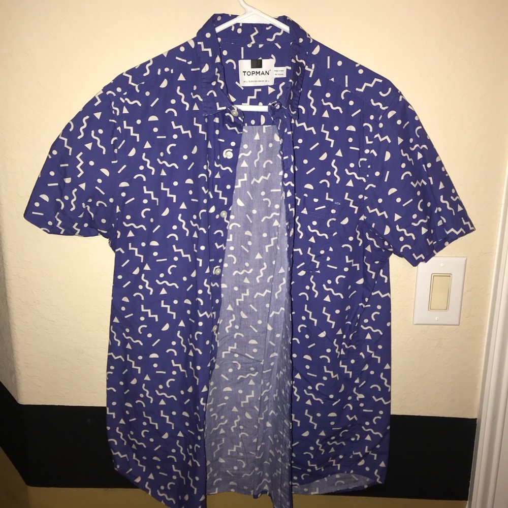 Retro-style TopMan Short Sleeve Shirt